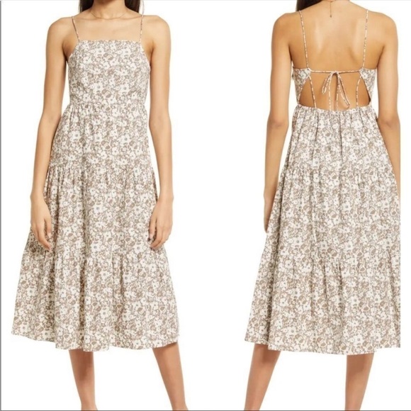 Rails Leni Floral Tiered Midi-Dress - Picture 1 of 12